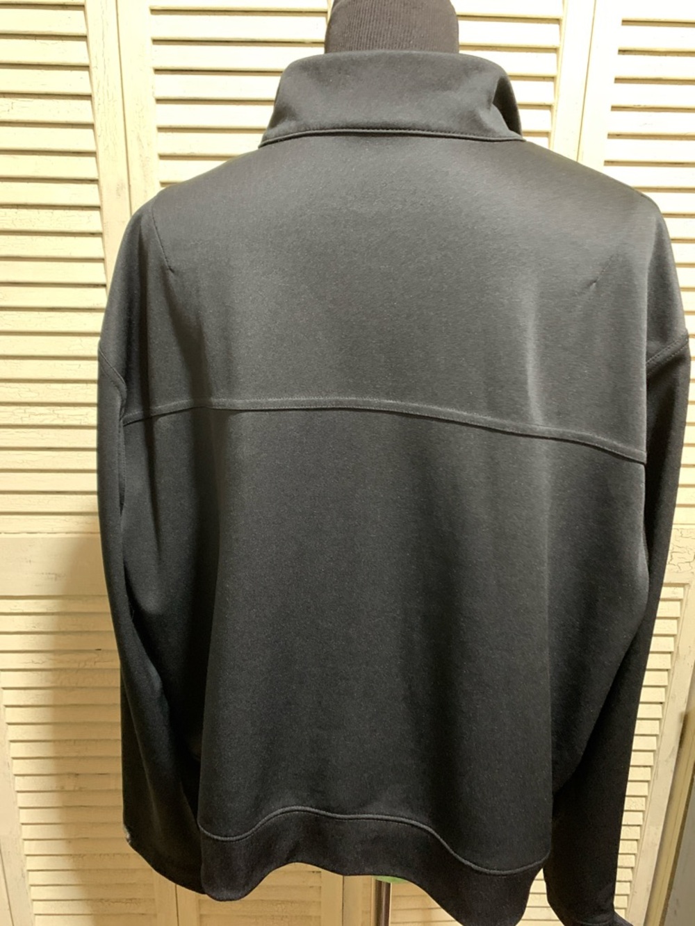 Nike Black Track Jacket with White Swoosh Accents - Picture 4 of 4